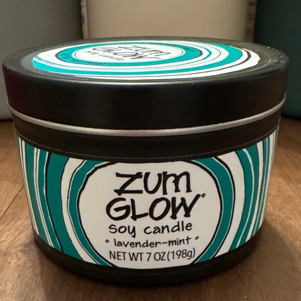 Zum / Indigo Wild Candle, New, Lavender Mint, Soy, Single-Wick